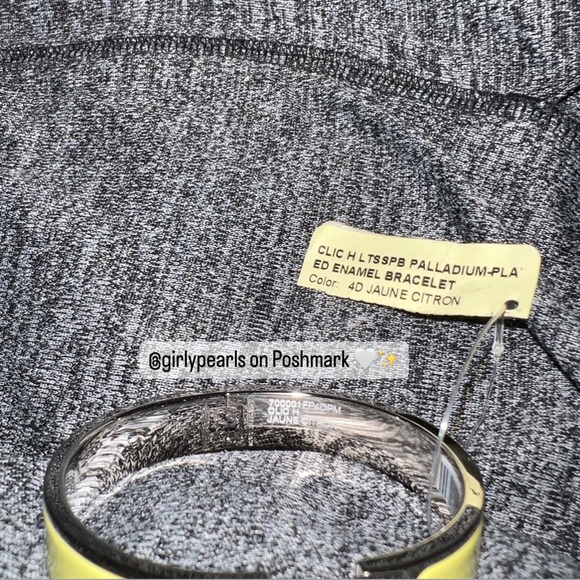 Hermès Clic H Bracelet Jaune Citron PM NEW - Picture 12 of 17